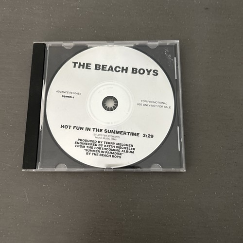 The Beach Boys CD Single HOT FUN IN THE SUMMERTIME Rare Promo CD Advance Release