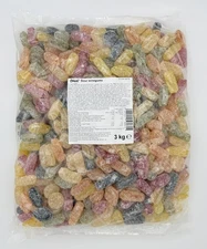 Frisa Sour Wine Gums – 3 kg (6.6 lb) Bulk Bag | Imported from Sweden | Assorted