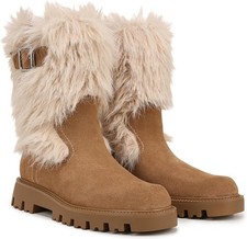 Franco Sarto Women's Brina Mid Calf Lug Bottom Boot