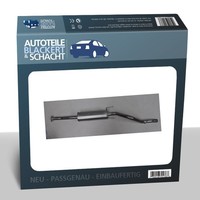Auspuff ESD Endtopf für Toyota Hilux II Pick-Up 2.5 D-4D + AWD + Anbauteile