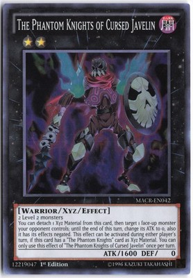 Yugioh - The Phantom Knights of Cursed Javelin MACR-EN042 1st Edition - Maximum