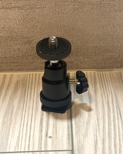 Mini Metal Ball Head Mount 1/4" Screw Tripod Camera Light Stand Adapter