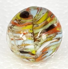 Christensen Agate Company Guinea Clear Base Marble - .681"