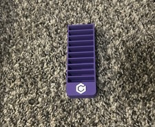 Custom GameCube Memory Card Holder Organizer Storage Tray 3D Printed Many Colors