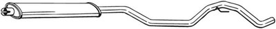 BOSAL Mittelschalldämpfer 291-003 für E50 SAAB E79 YS3 D79 3X YS3F D75 BioPower