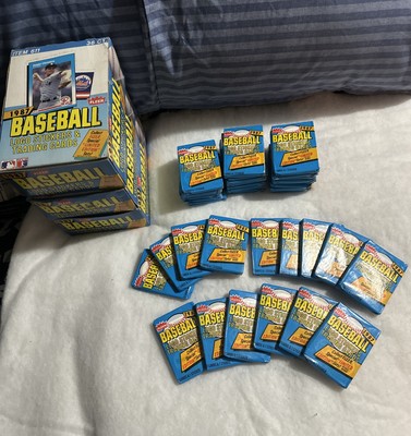 (1) 1987 Fleer Baseball Unopened Wax Pack - Barry Bonds, Bo Jackson RC