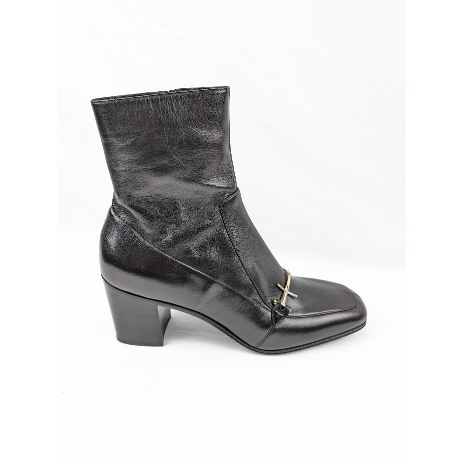 Stivali Saint Laurent Paris neri nuovi con scatola 45