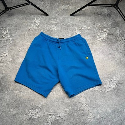 Lyle & Scott Blue Sweat Shorts Mens Casual Vintage