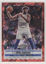 2019 Contenders Optic Front Row Seat Red Cracked Ice Prizm Joel Embiid #13 01wt