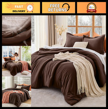 King Size Comforter Set - All Season Ultra Soft Down Alternative Bedding, 3PC
