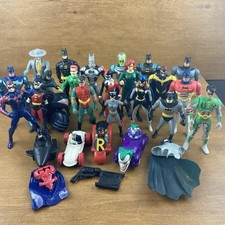 1990's Batman Action Figure Lot Harley Quinn Poison Ivy Robin Joker Mr. Freeze