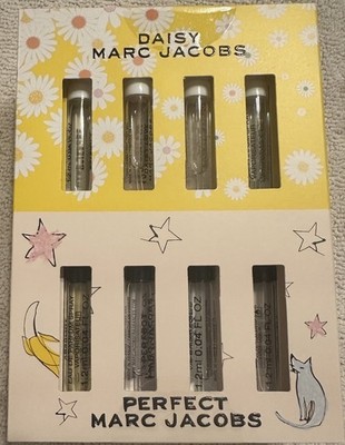 Marc Jacobs Daisy & Perfect Fragrance Discovery Sample Set 8 x 1.2ml New