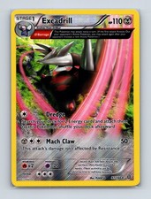 2015 Pokemon TCG Excadrill (Omega) XY - Primal Clash 97/160 Holo Rare NM