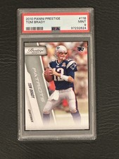 2010 Playoff Prestige Tom Brady #118 PSA 9 Mint!  Patriots NFL GOAT!