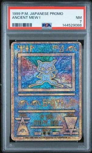 PSA 7 2026 CERT ANCIENT MEW 1 CORRECTED "NINTENDO" 1999 POKEMON JAPANESE PROMO