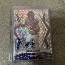 2025 Panini Phoenix - Lamar Jackson #144 Silver Pyramids