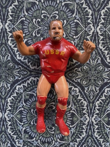 Vintage 1984 LJN WWF Nikolai Volkoff Wrestling 8 F...