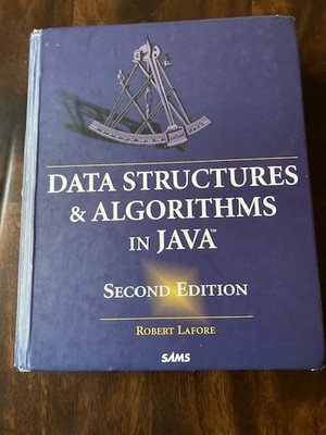 Data Structures and Algorithms in Java Hardcover Robert Lafore