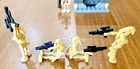 LEGO Star Wars Battle Droid Minifigures LOT of 4 with Blasters