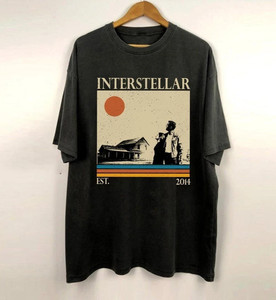 Interstellar インターステラー 映画 Tシャツ 黒