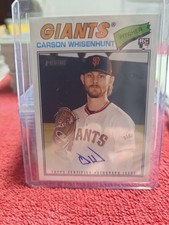 ✨️2026 Topps Heritage CARSON WHISENHUNT RC REAL ONE AUTOGRAPH AUTO Rookie✒️✨️