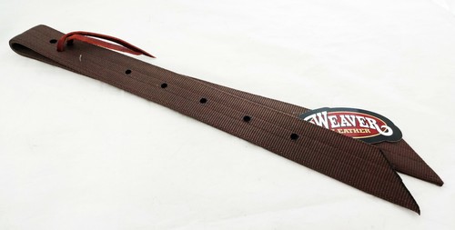 Off Billet Nylon Doubled & Stitched Western Saddle Cinch Weaver Colors Horse New - Picture 2 of 4