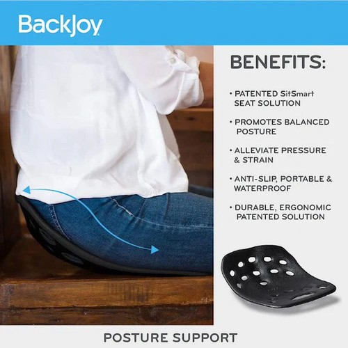 BackJoy SitSmart Tech Gel Haltungskorrektor Sitz | Unterstützung des unteren Rückens Schmerzlinderung - Bild 8 von 8
