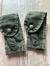 USGI dyed ACU Digital MOLLE II Single MAG Pistol Magazine Pouches - Lot of 2