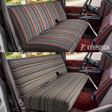 For Ford F100 F-100 1953-1983 Full Size Saddle Blanket Bench Seat Cover Non-slip