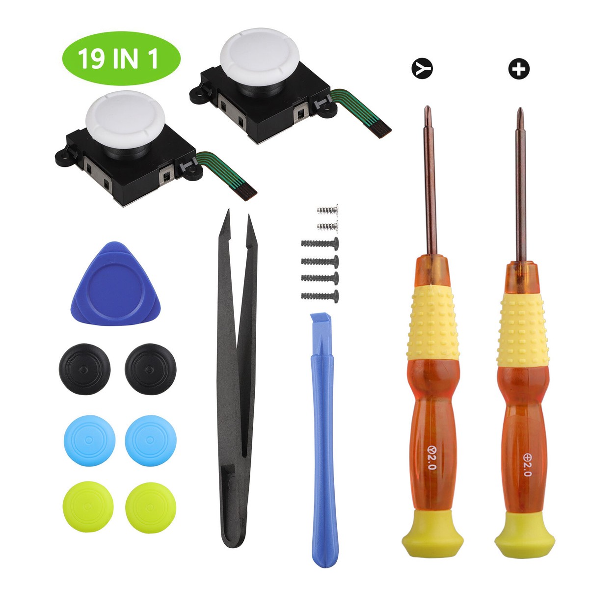 3D Analog Joystick Replacement Repair Tools Kit for Nintendo 