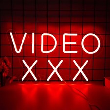 Xxx Led Neon Sign 16 By 9 Brand New Red Led Usb With Adapter Gift Prank Shop