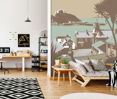 3D Meer Haus C425 Tapete Wandbild Fototapete Steve Read Amy