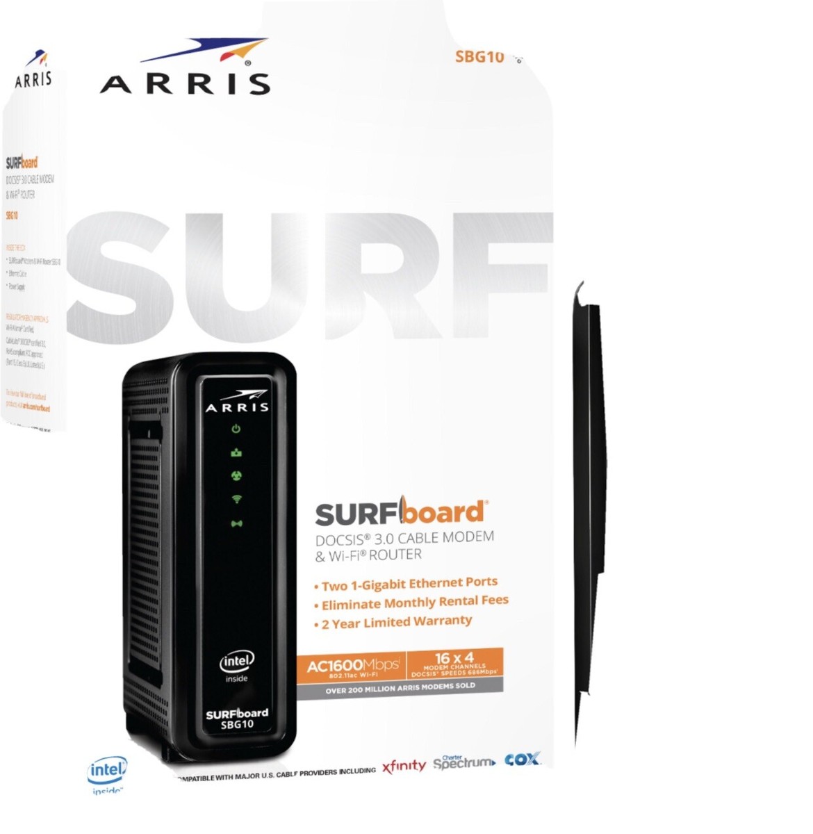 Modem Router ARRIS Surfboard AC1600 Combo - Renewed & Ready For Xfinity ...