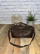 Costanza Rota Italian Leather Studded Handbag Shoulder Bag Xl