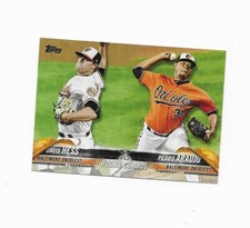 LOT OF 20 2018 Topps Update #US29 David Hess RC/Pedro Araujo RC Cards Orioles