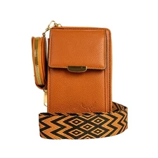 Artizanni Womens Crossbody Phone Case, Vegan Leather Fashion Bag Shoulder Purse