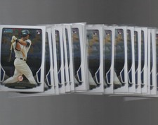 (58) COUNT LOT 2013 BOWMAN CHROME DRAFT ROOKIE CARD #9 ZOILO ALMONTE FREE SHIP