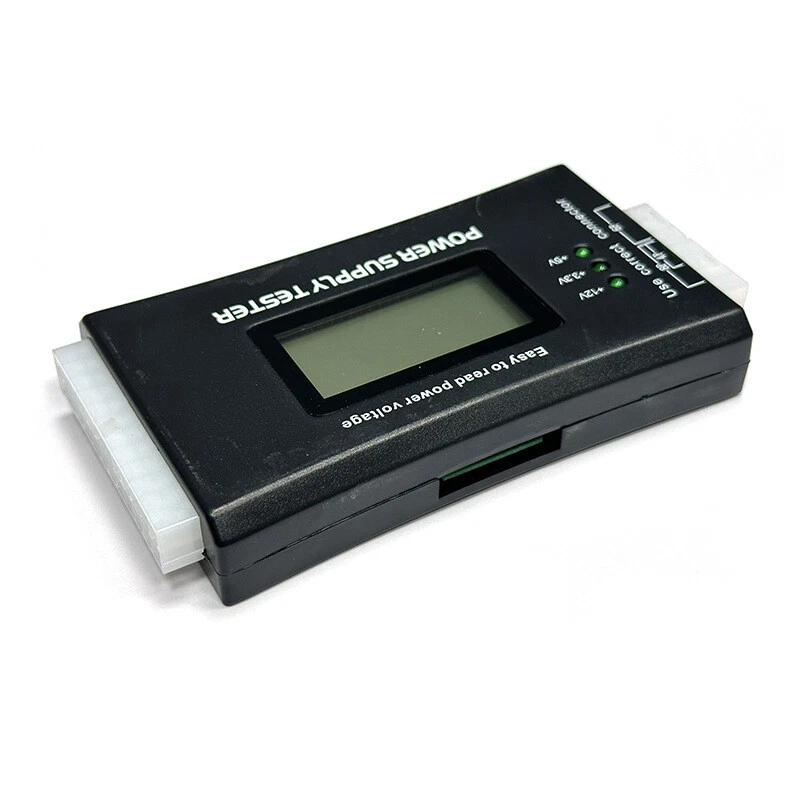 3Pcs Digital LCD Display 20/24 Pin SATA HDD PC Computer PC Power Supply Tester - Image 4 of 4