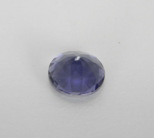 0,66 Karat natürlicher blauer Iolith facettierter Edelstein rund ILT07 - Bild 2 von 2