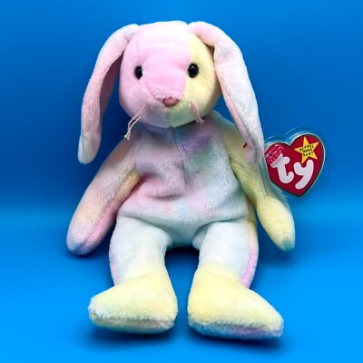 TY Beanie Baby - HIPPIE the Tie-Dyed Bunny (8.5 inch)