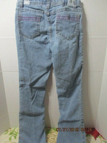 Circo Girls Pants Jeans Blue Size 12 Faded Blue Pre owned - Picture 3 of 3