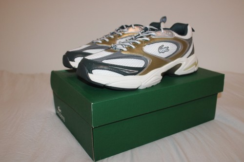 Men's Lacoste Storm-96-2K-224-2-SMA Trainers Sneakers Lace-Up Shoes Sz 11.5