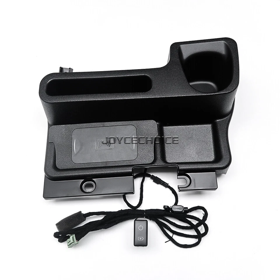 Caja de almacenamiento central de carga inalámbrica para Toyota Land Cruiser FJ76 FJ79 LC76 LC79 Foto 3 de 4