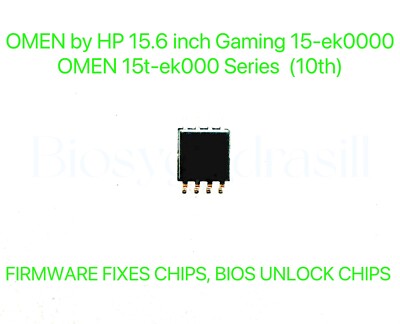OMEN by HP 15.6 inch Gaming 15-ek0000, 15t-ek000 Series, NO PASSWORD BIOS CHIP