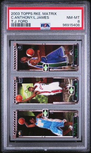 Anthony, James, Ford 2003 Topps Rookie Matrix card