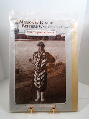 VTG NOS Native American Missouri River Patterns Child's Jingle Dress ...