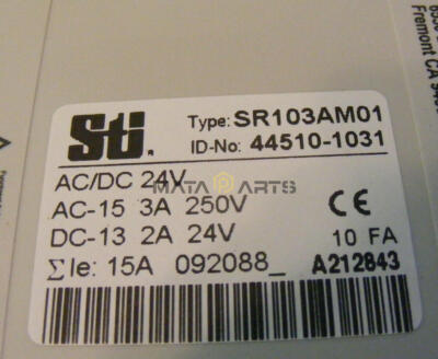 1PC NEW   SR103AM01 44510-1031 24V Safety Relay #T8*