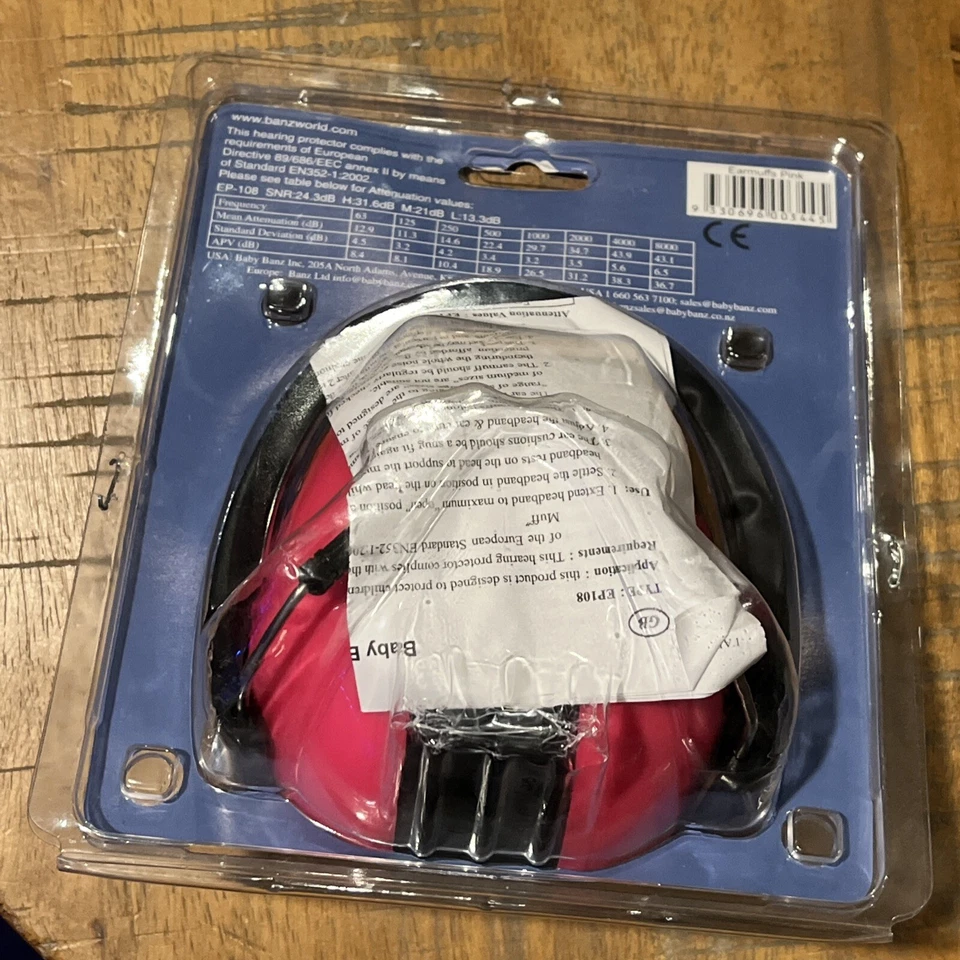 Orejeras Banz Kidz 3 años + rosa pétalo Foto 3 de 3