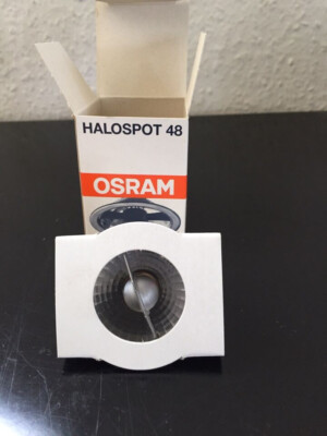 OSRAM HALOSPOT 48  10W 12V G4 8° Silber 41910 SP HALOGEN Reflektorlampe Minispot