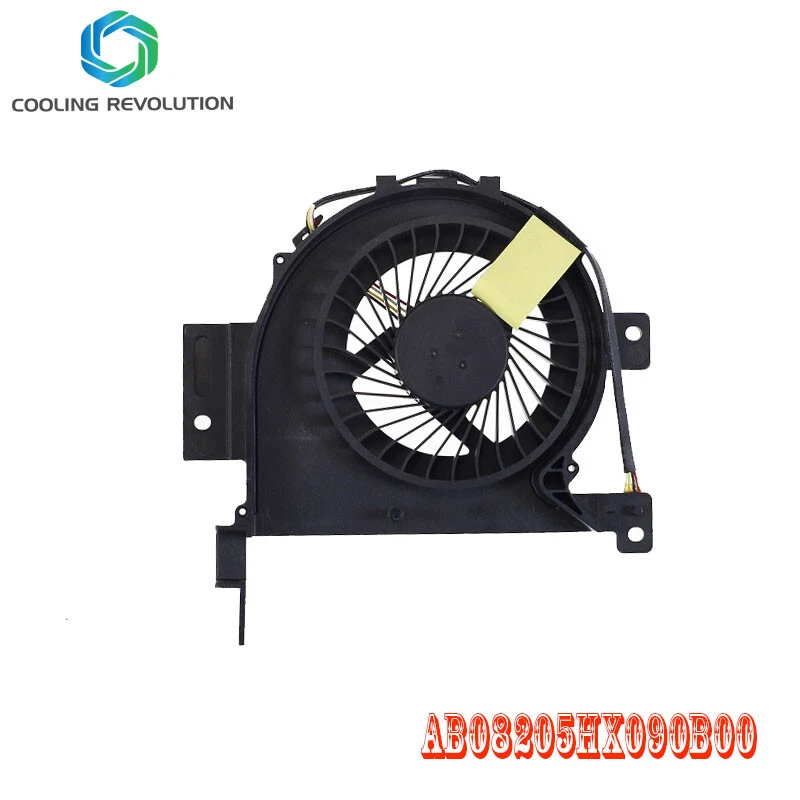 Laptop CPU Cooling Fan AB08205HX090B00 DC5V 0.50A 00HTWO 4Pin - Image 2 of 2